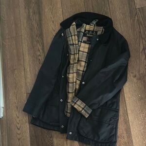 Barbour Navy Beadnell Waxed Cotton Jacket - Women’s